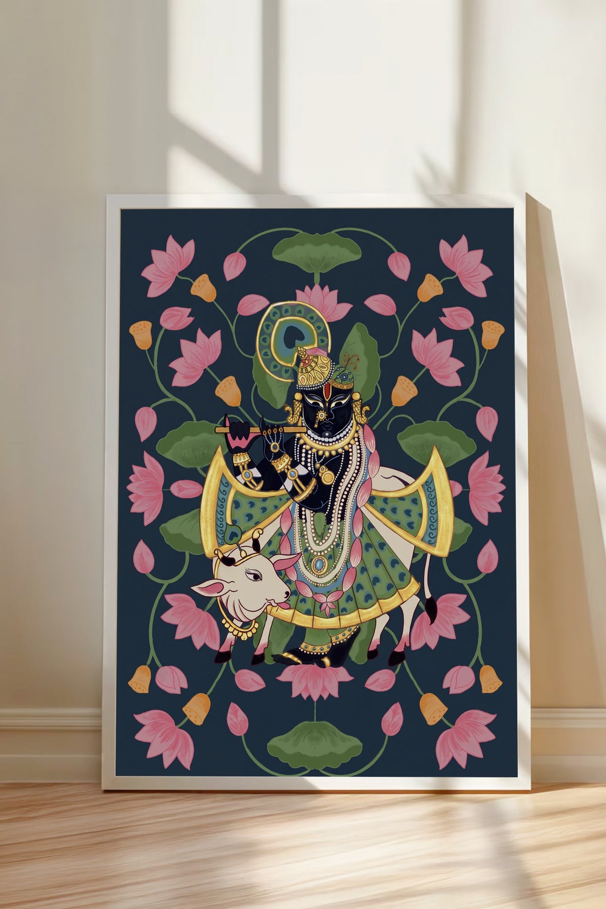 Tanrısal Sahne Poster – Beyaz Çerçeveli Tablo
