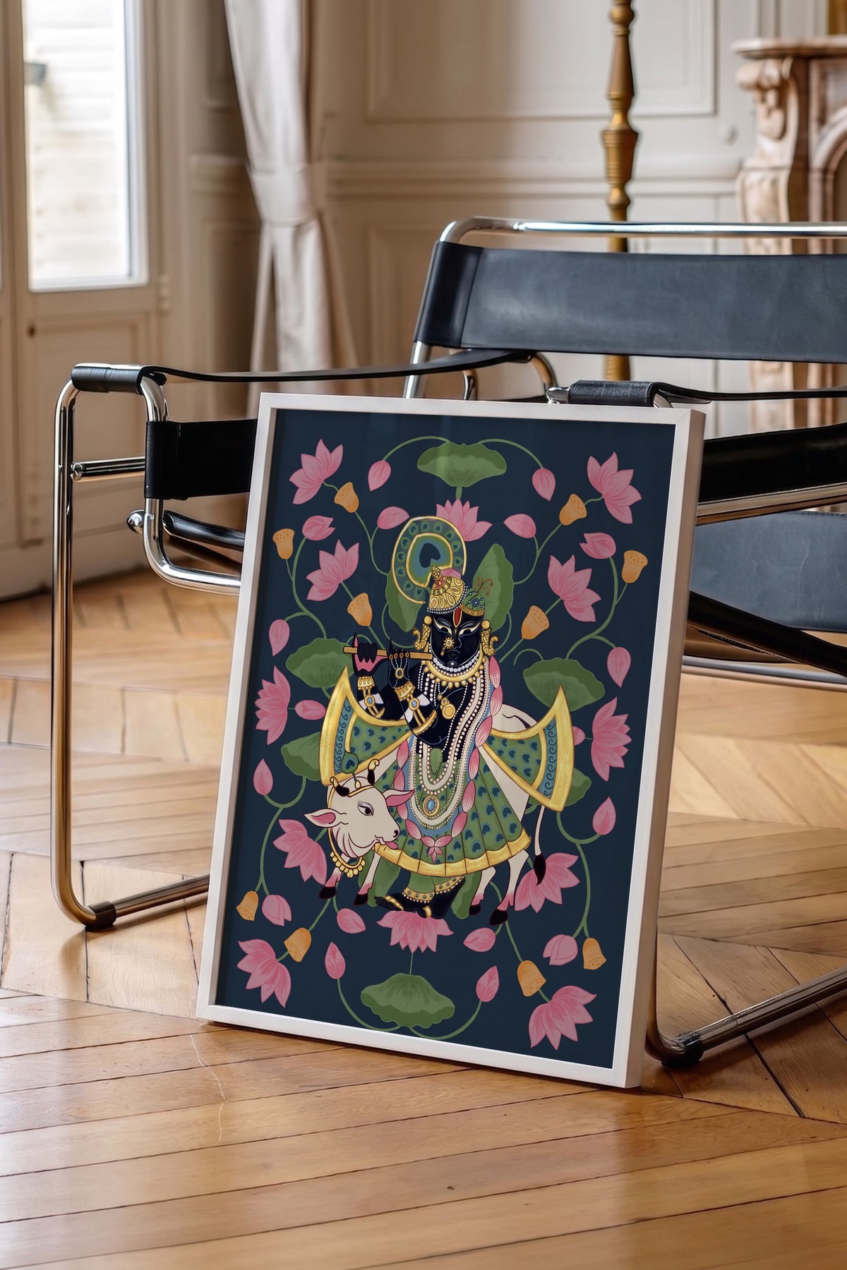 Tanrısal Sahne Poster – Beyaz Çerçeveli Tablo