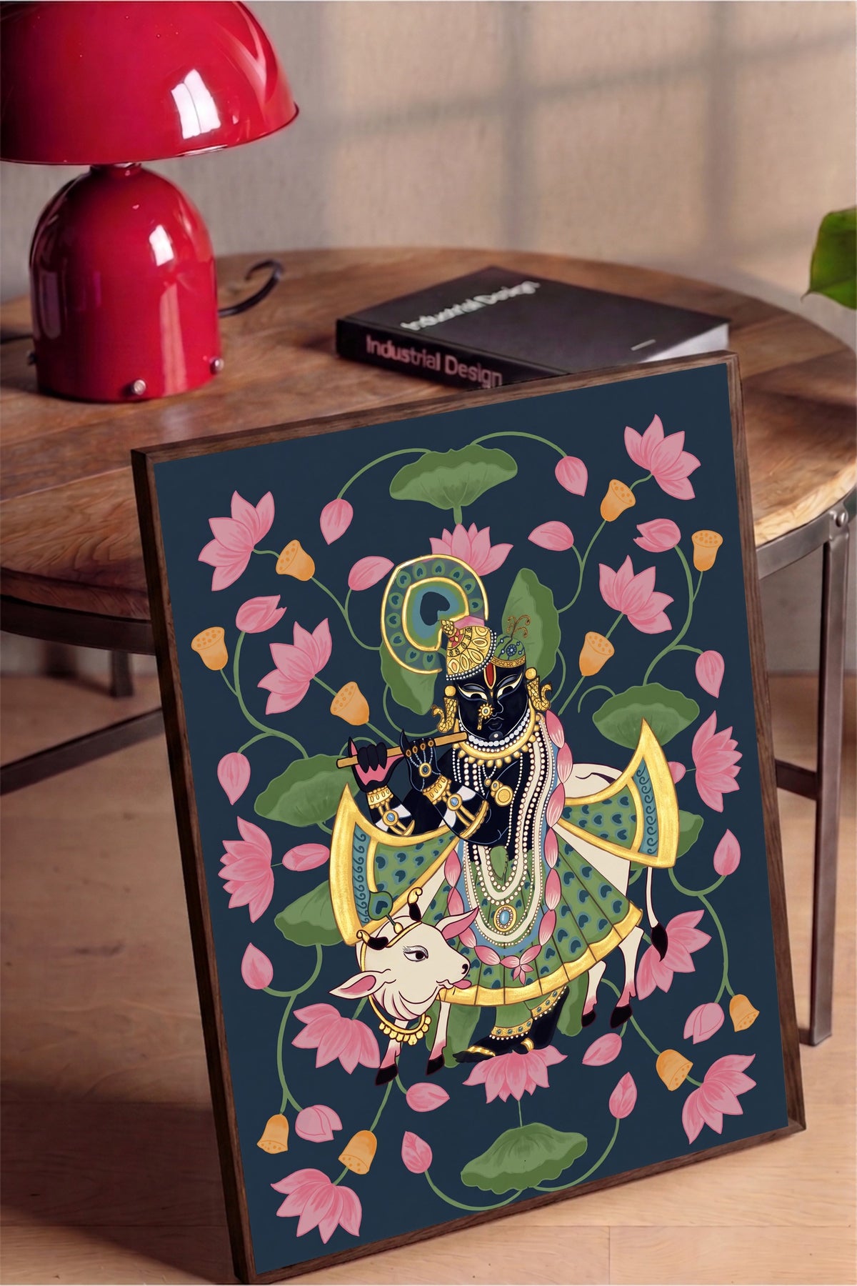 Tanrısal Sahne Poster – Kahverengi Çerçeveli Tablo