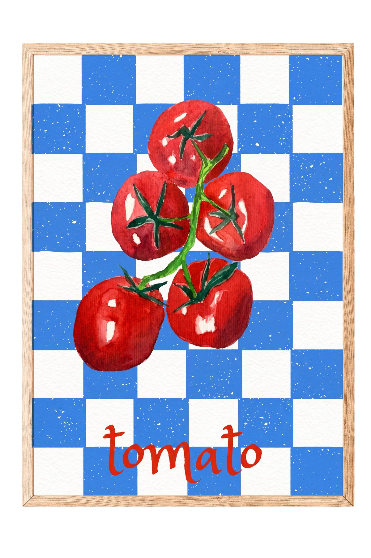 tomato Poster – Ahşap Çerçeveli Tablo