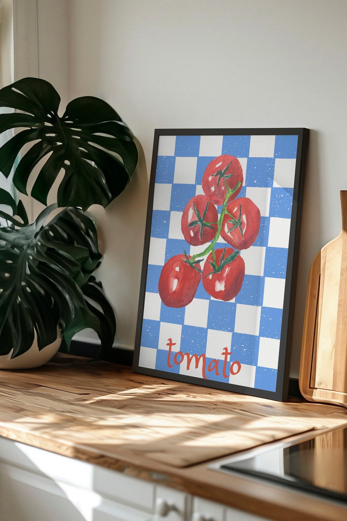tomato Poster – Siyah Çerçeveli Tablo