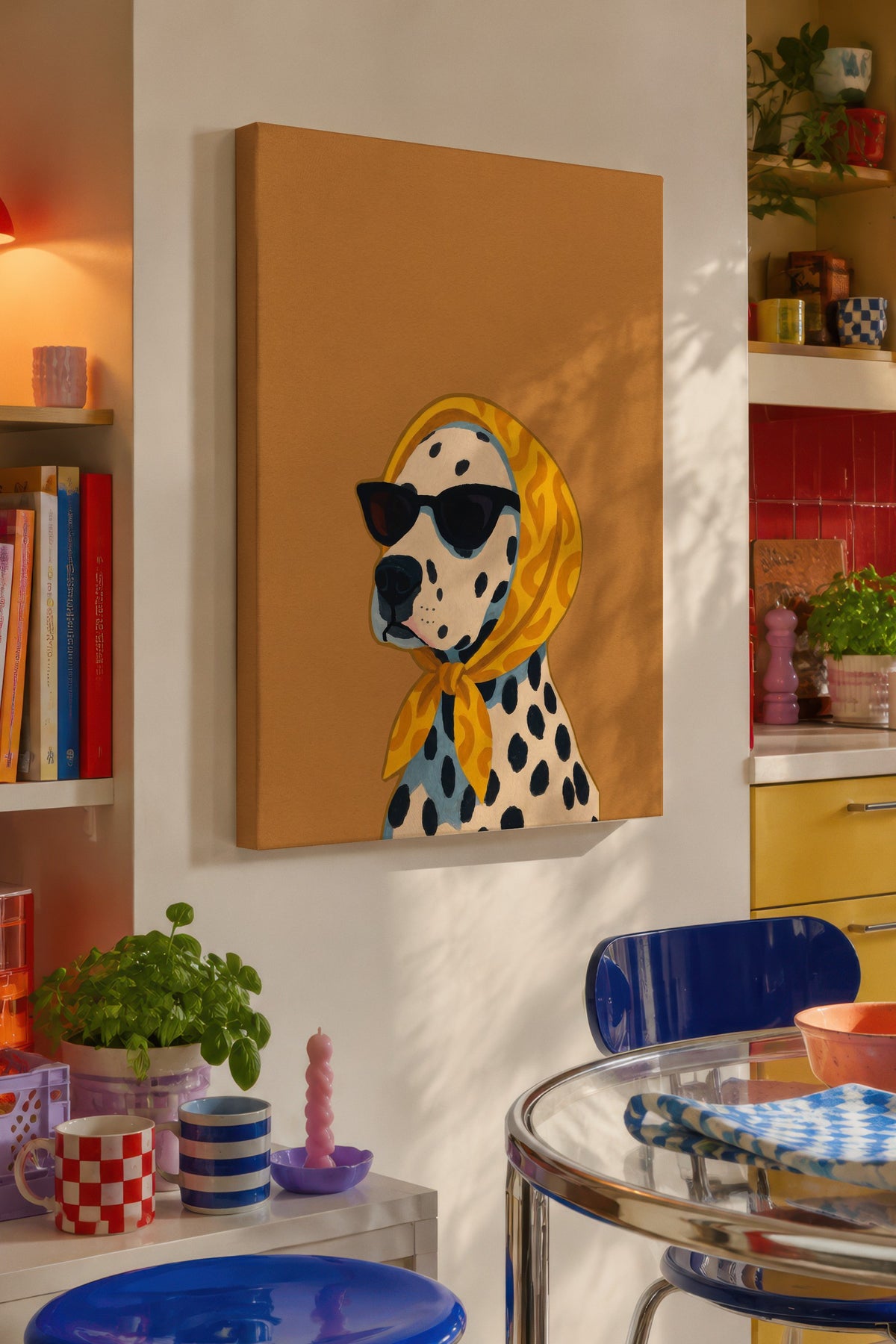 Dalmaçyalı köpek Kanvas Tablo