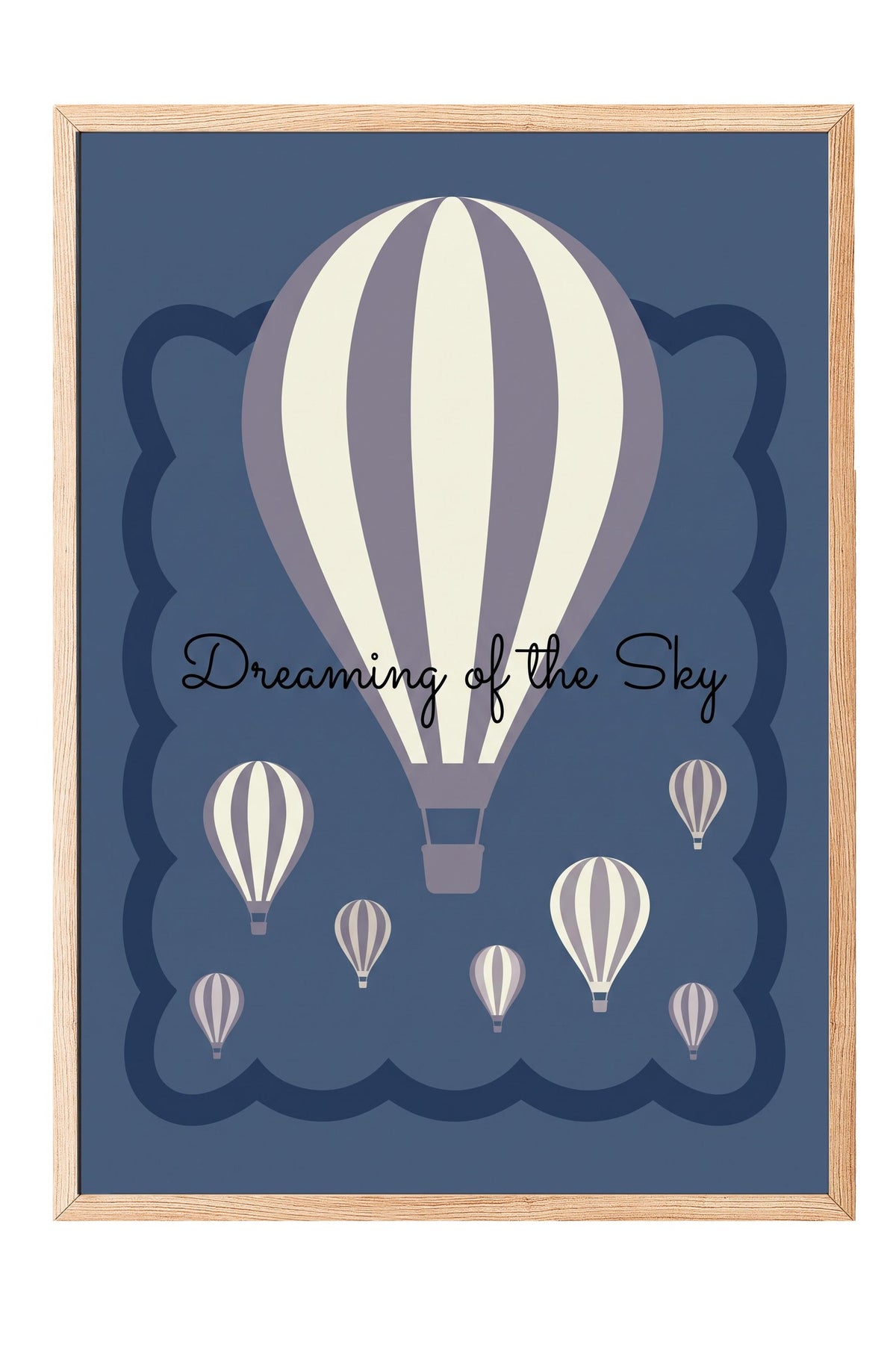 Dreaming of the Sky Poster – Ahşap Çerçeveli Tablo