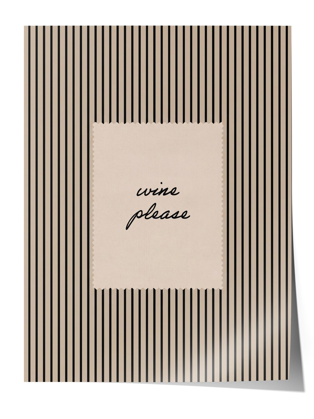 wine please Çerçevesiz Poster