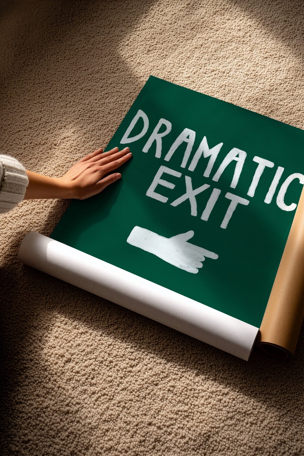 DRAMATIC EXIT Çerçevesiz Poster