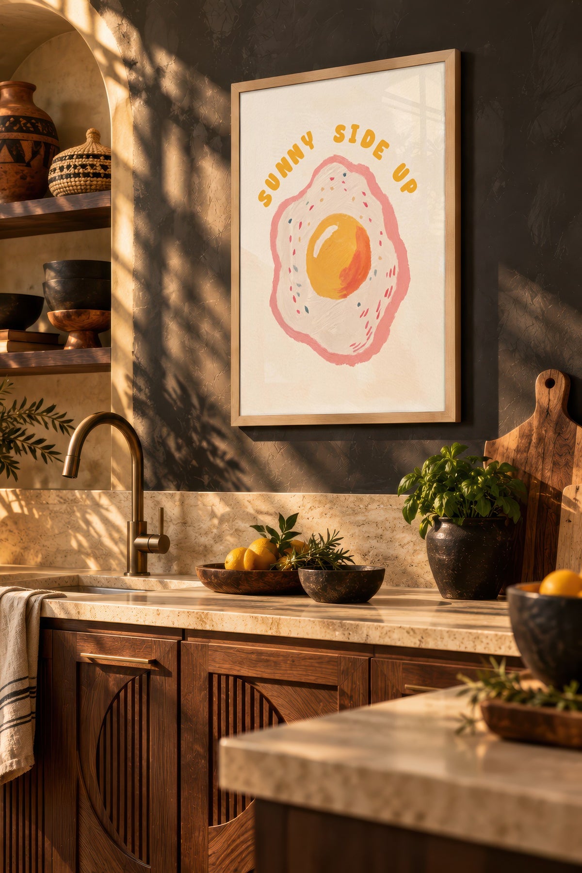 Sunny Side Up Poster – Ahşap Çerçeveli Tablo