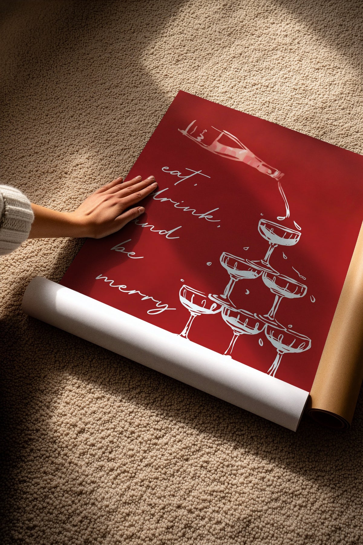 eat, drink, and be merry Çerçevesiz Poster