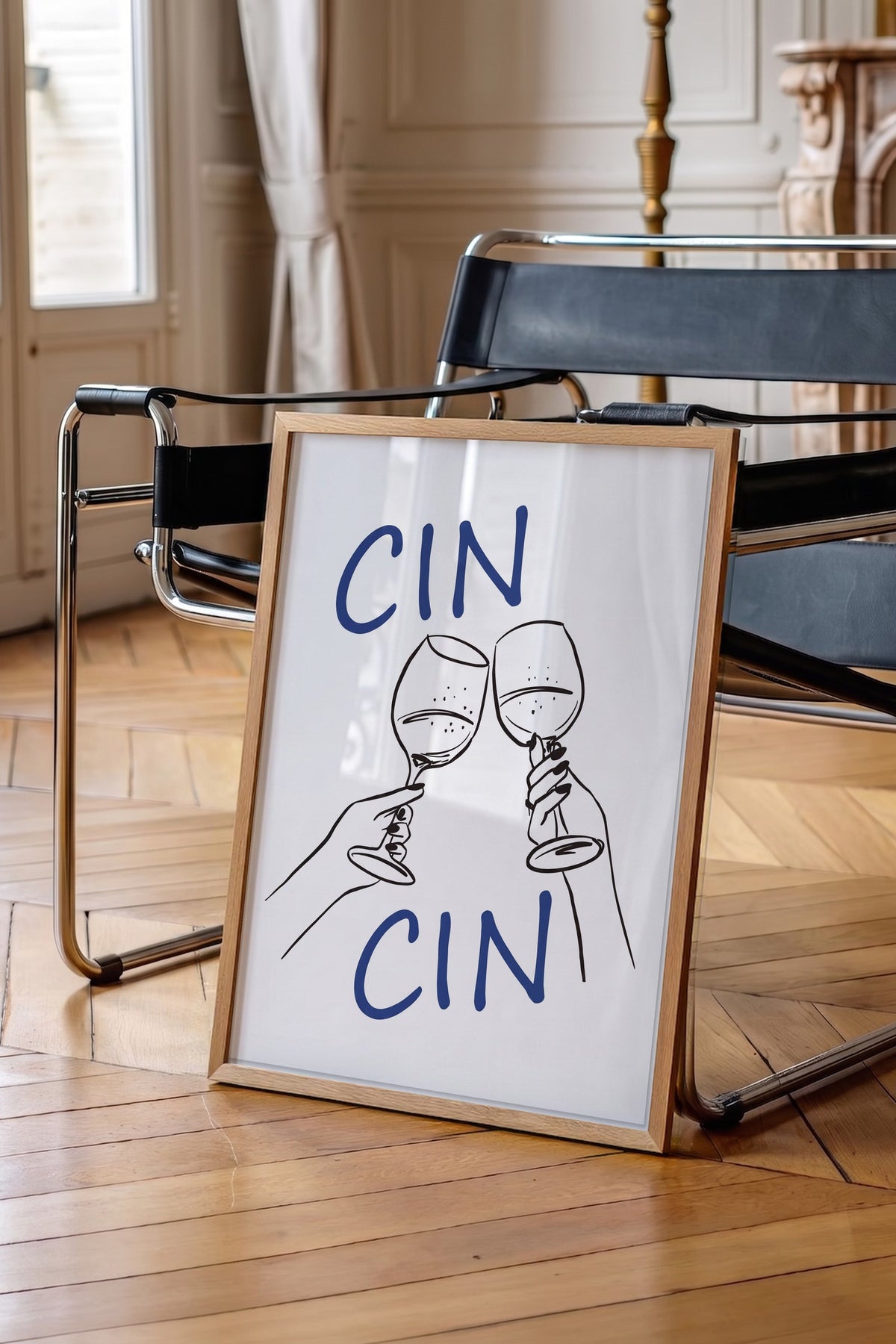 CIN CIN Poster – Ahşap Çerçeveli Tablo