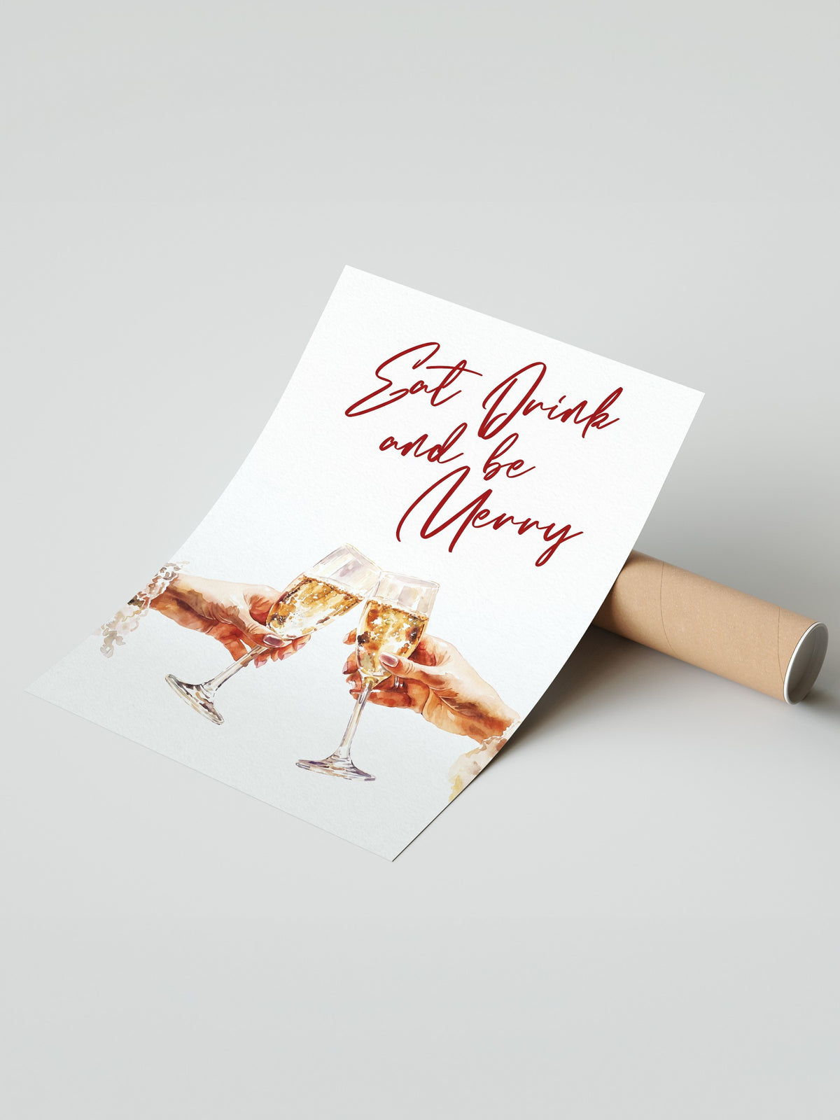 Eat Drink and be Merry Çerçevesiz Poster
