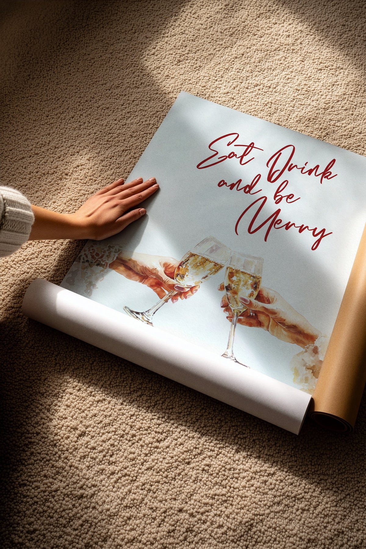 Eat Drink and be Merry Çerçevesiz Poster
