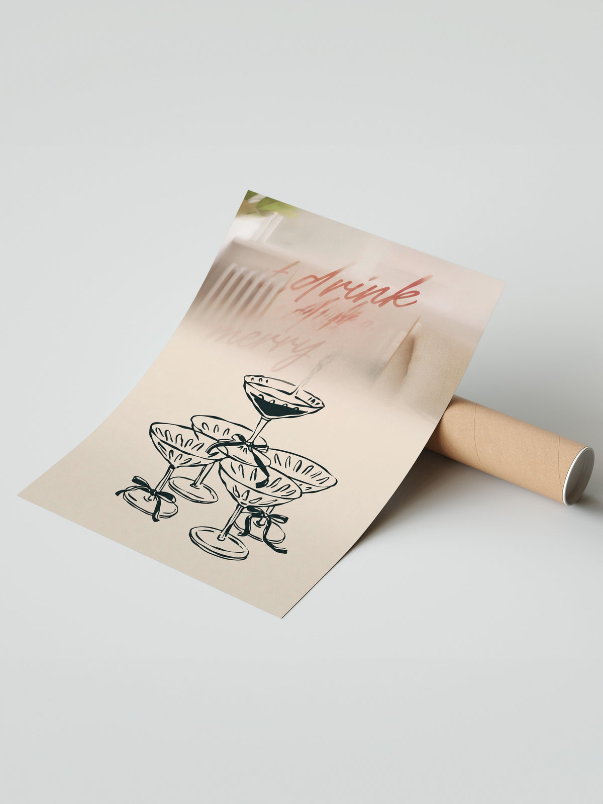 Eat Drink and Be Merry Çerçevesiz Poster