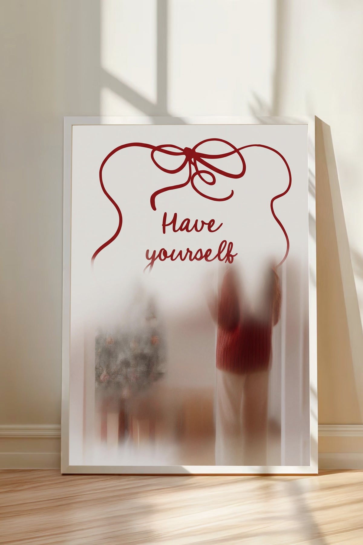 Have yourself Poster – Beyaz Çerçeveli Tablo