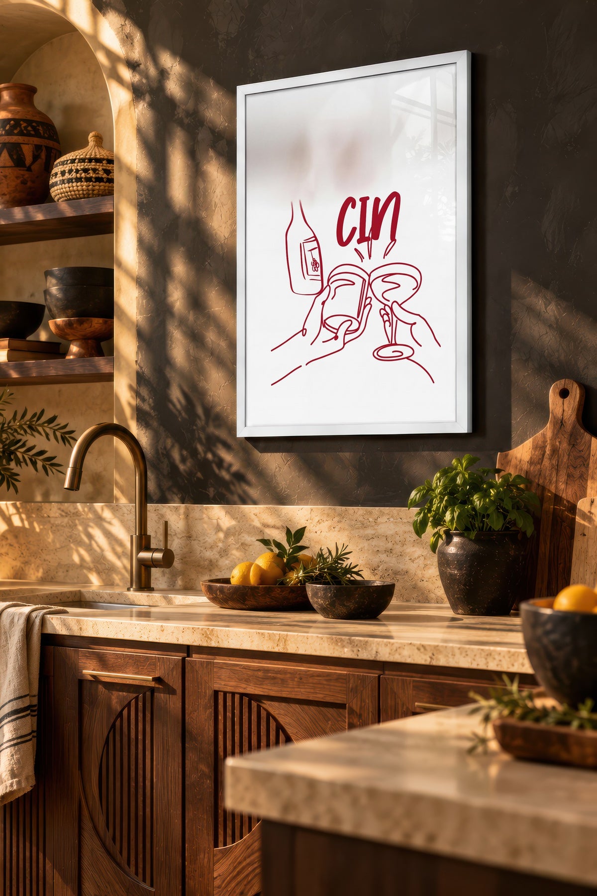 CİN Poster – Beyaz Çerçeveli Tablo