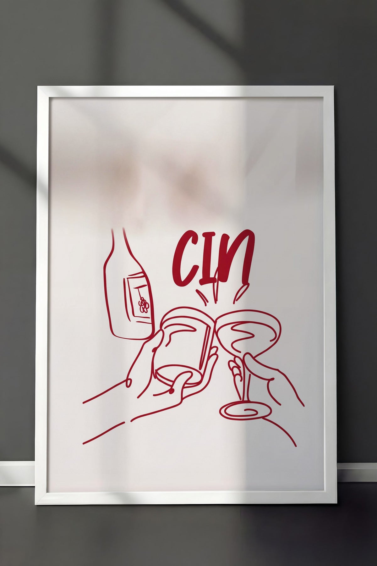 CİN Poster – Beyaz Çerçeveli Tablo