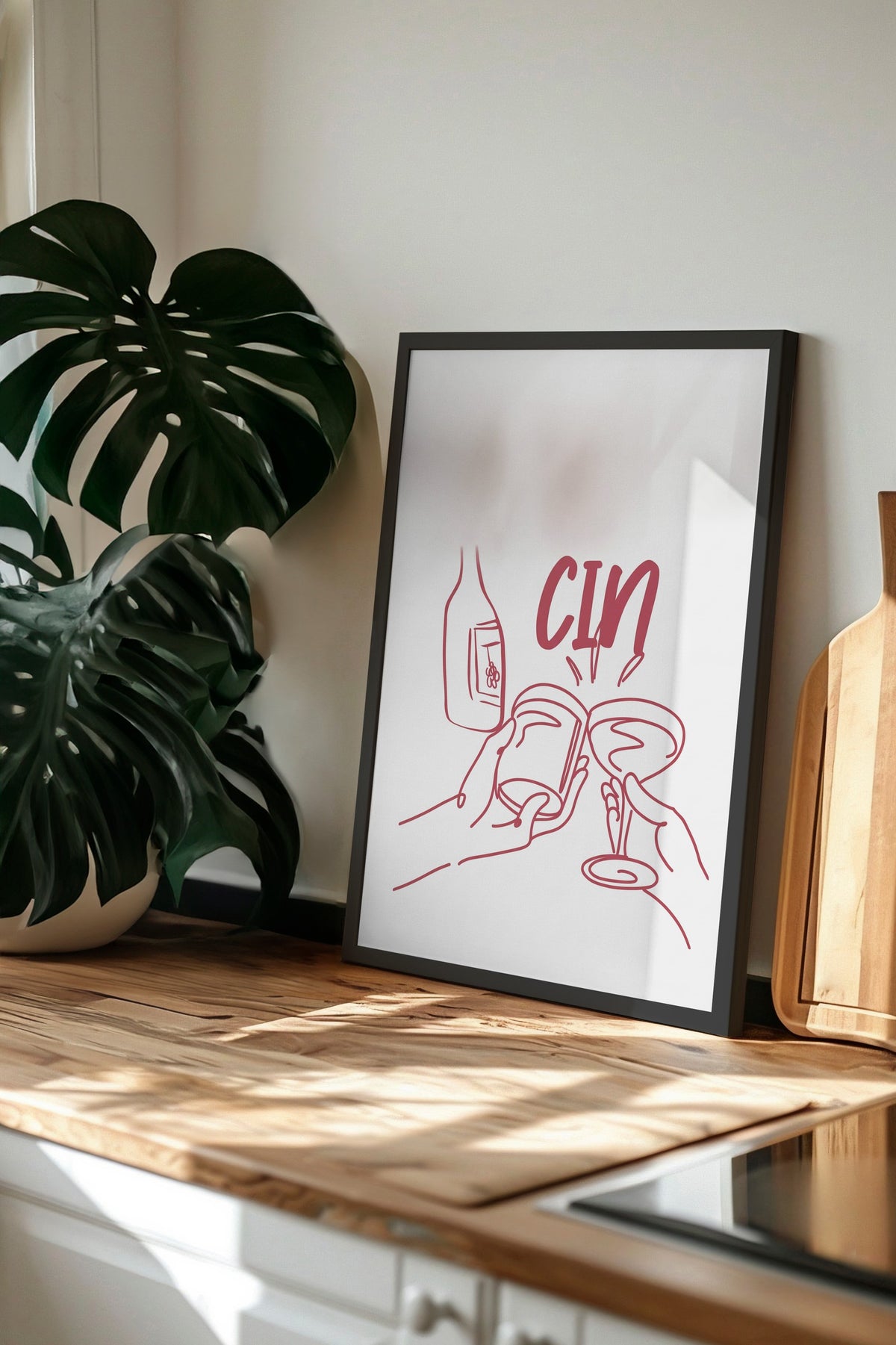 CİN Poster – Siyah Çerçeveli Tablo