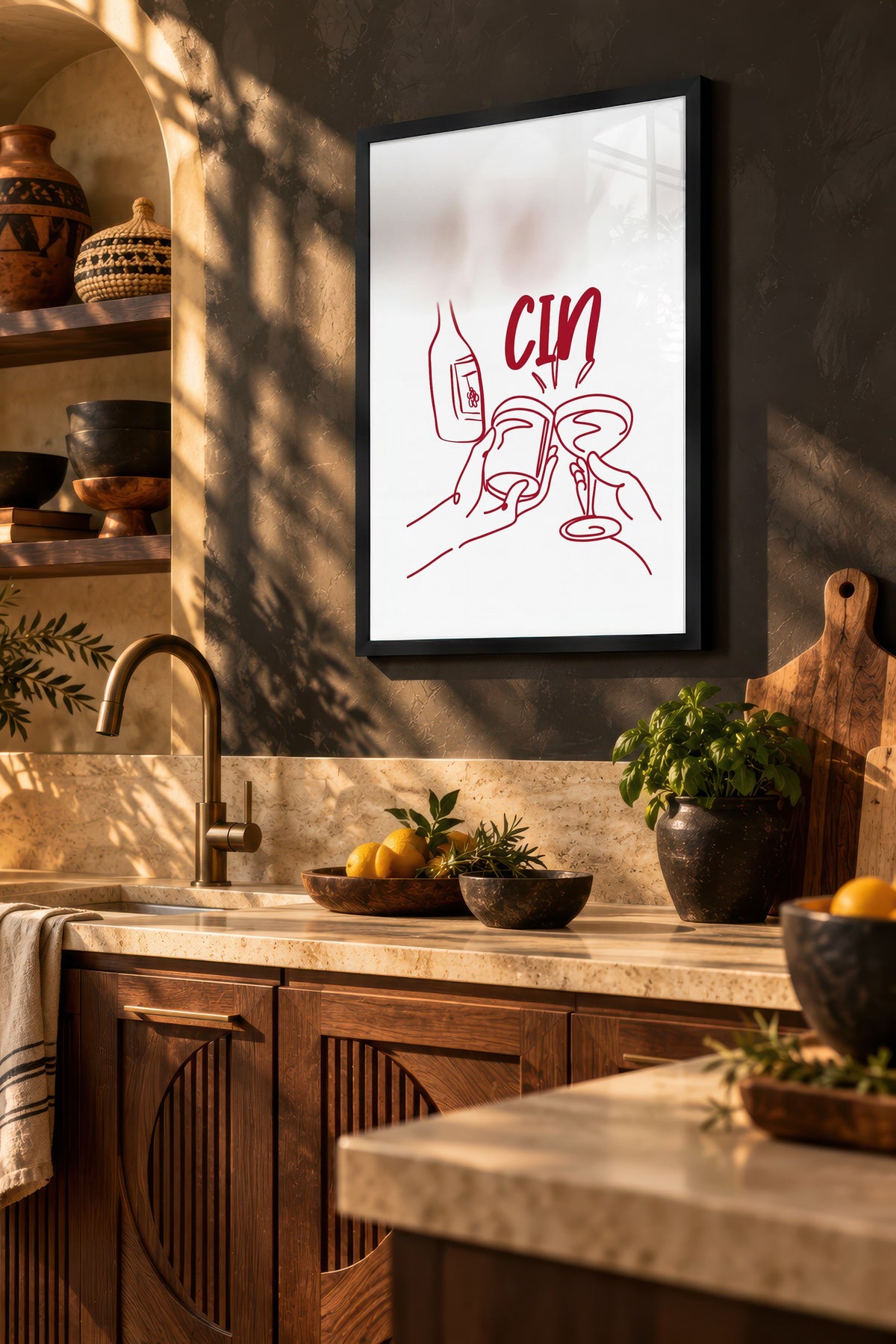 CİN Poster – Siyah Çerçeveli Tablo