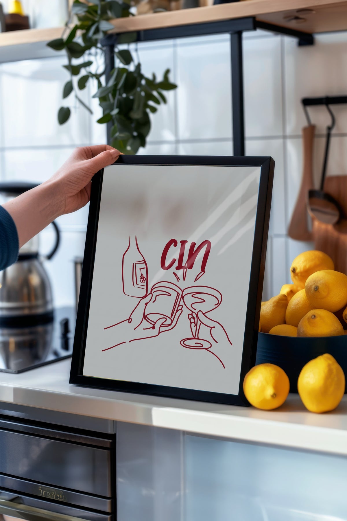 CİN Poster – Siyah Çerçeveli Tablo