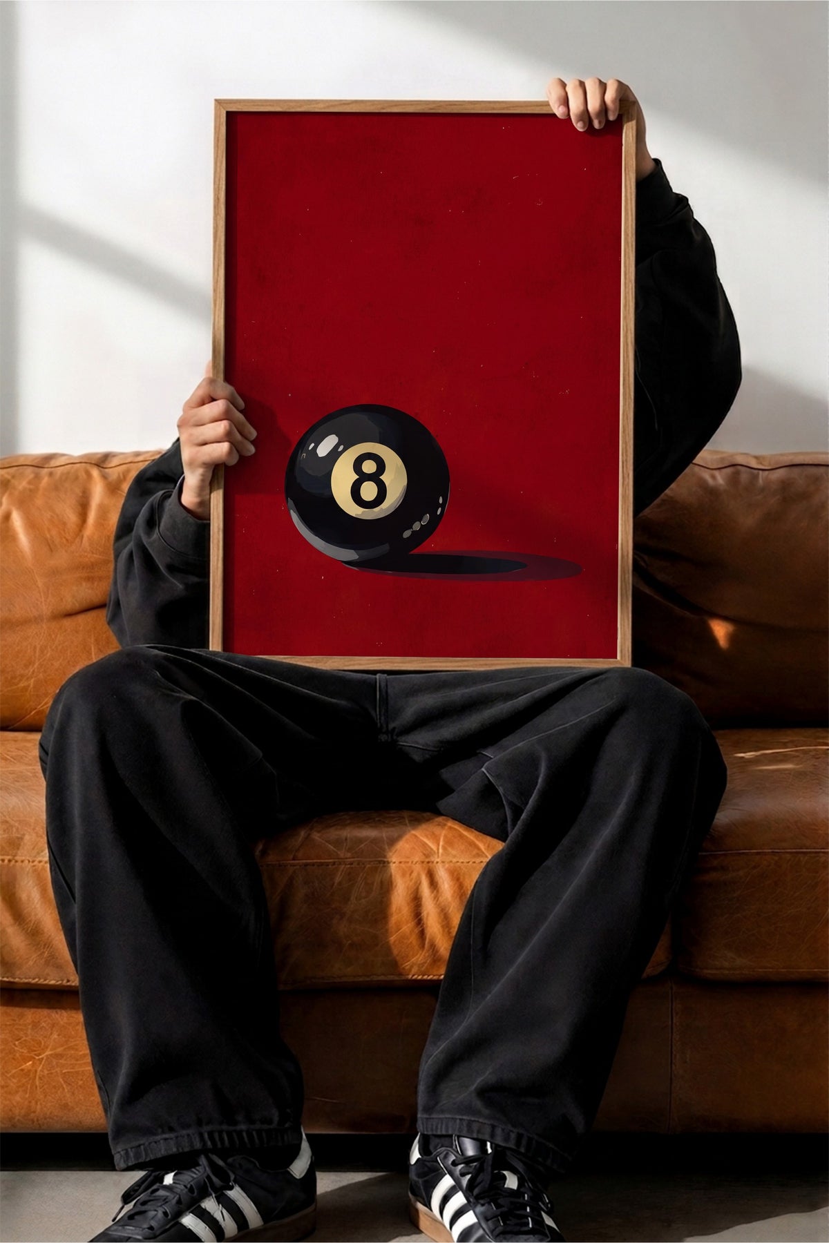 Bilardo Topu Poster – Ahşap Çerçeveli Tablo
