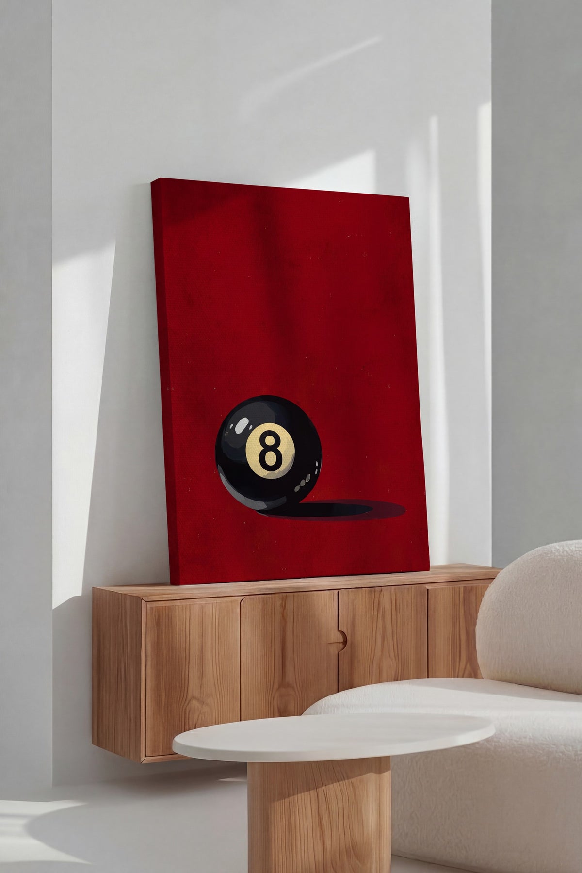 Bilardo Topu Kanvas Tablo