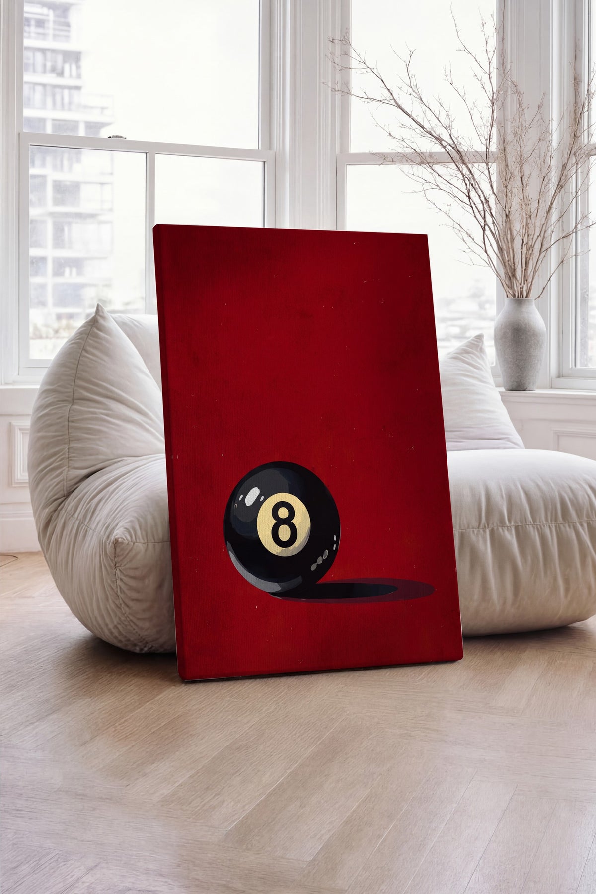 Bilardo Topu Kanvas Tablo