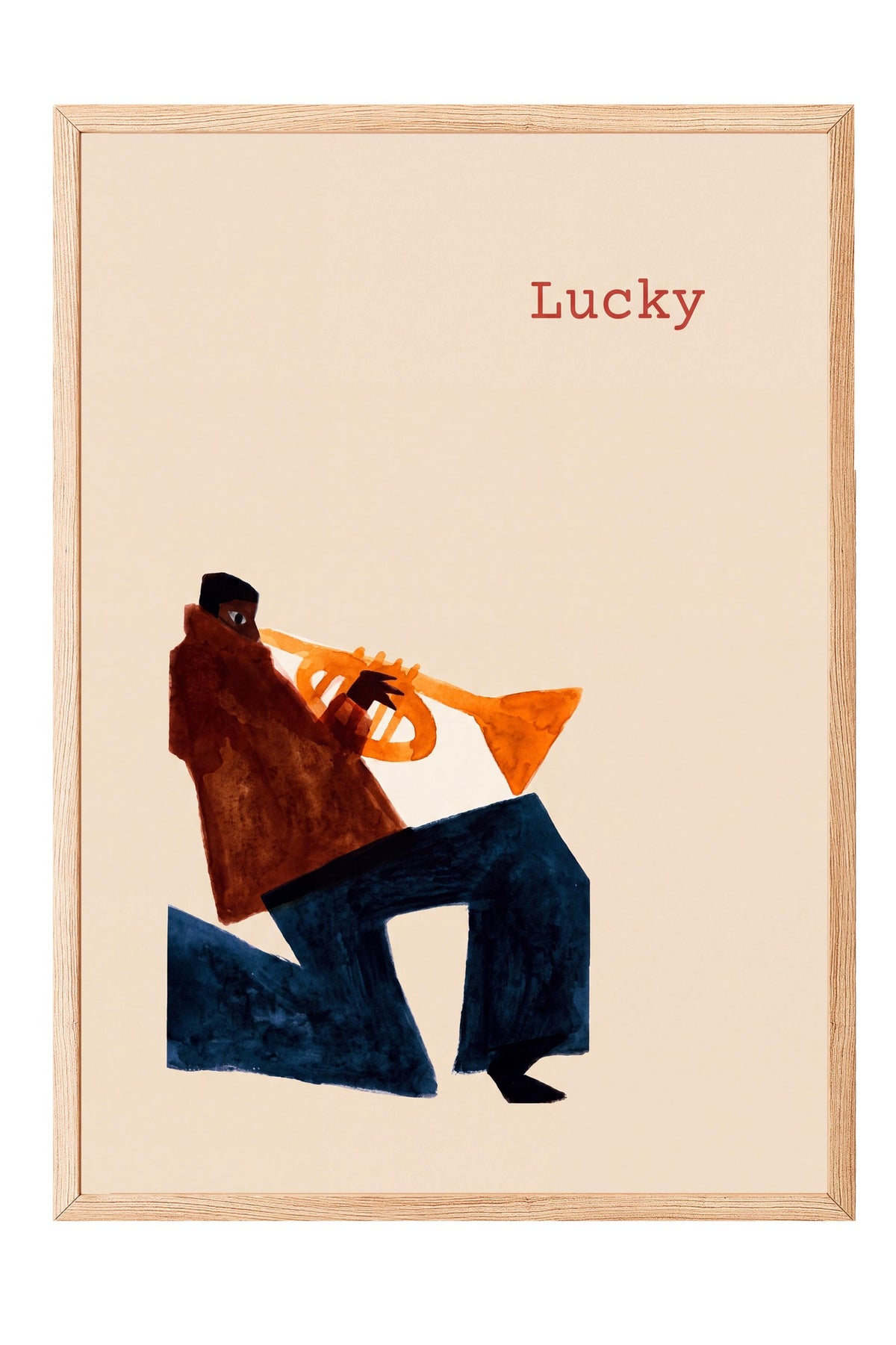 Lucky Poster – Ahşap Çerçeveli Tablo