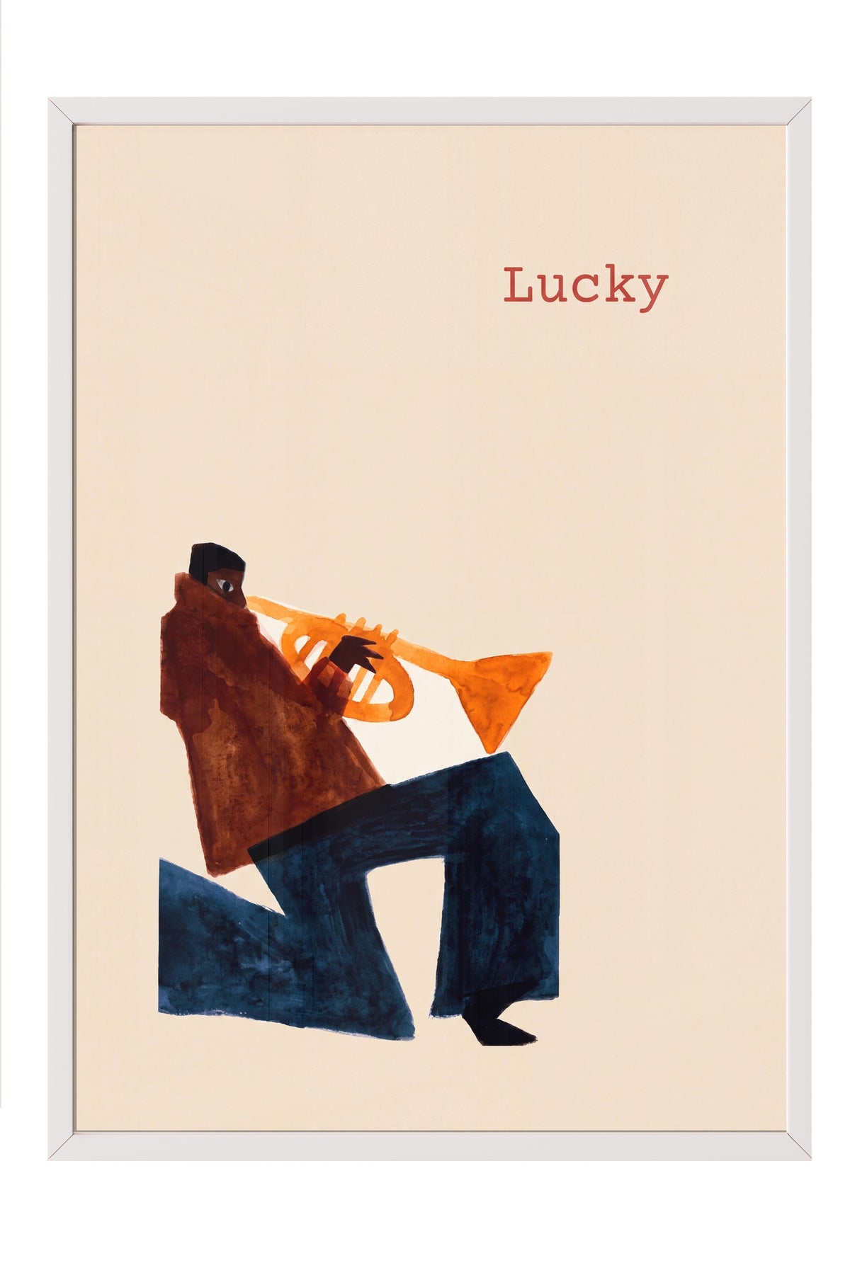 Lucky Poster – Beyaz Çerçeveli Tablo