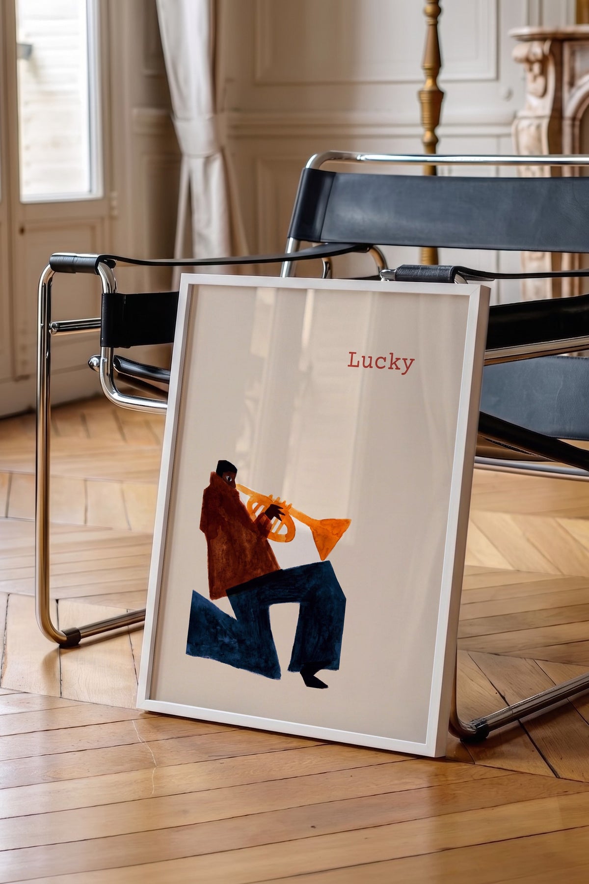 Lucky Poster – Beyaz Çerçeveli Tablo