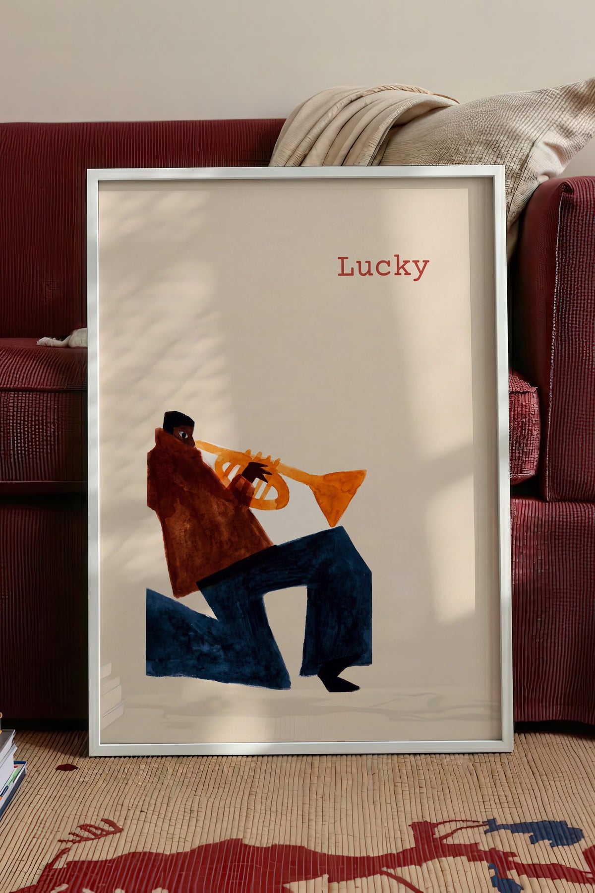 Lucky Poster – Beyaz Çerçeveli Tablo