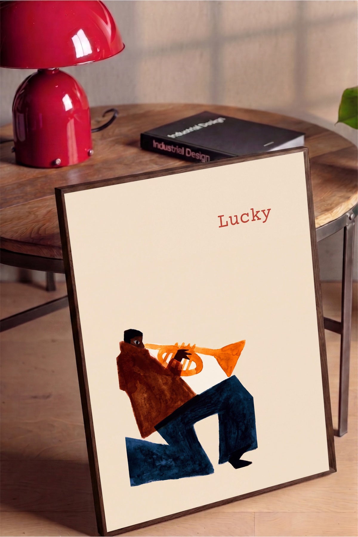 Lucky Poster – Kahverengi Çerçeveli Tablo
