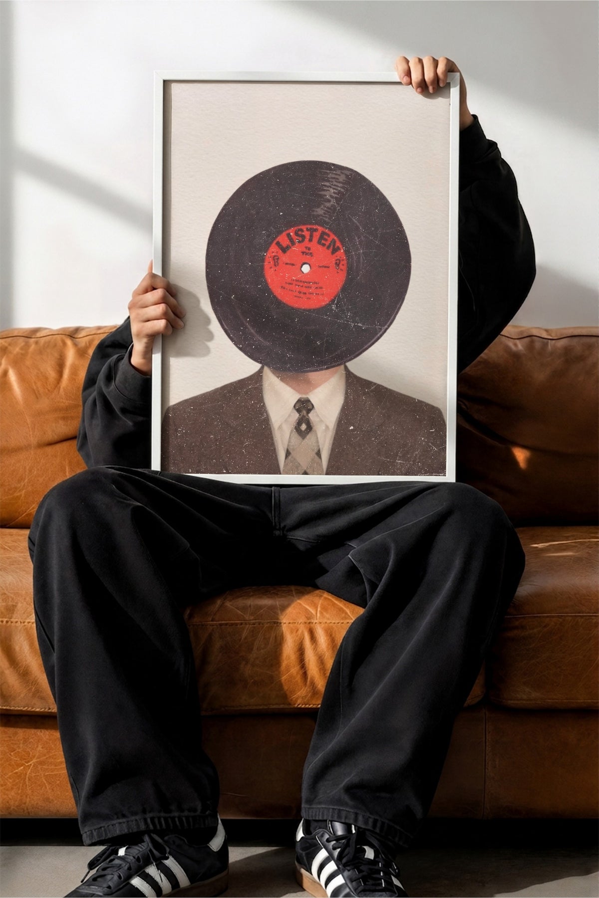 Listen Poster – Beyaz Çerçeveli Tablo