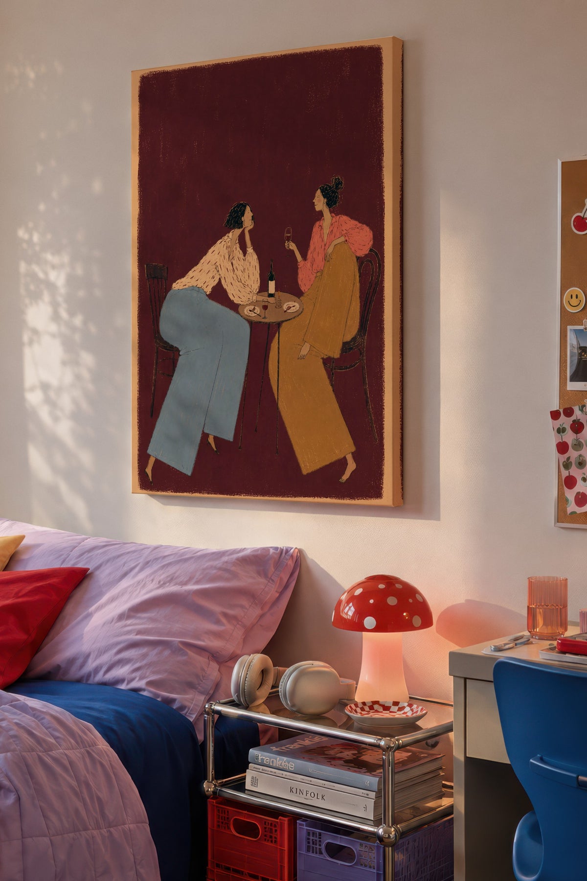 Sohbet Eden Kadınlar Kanvas Tablo
