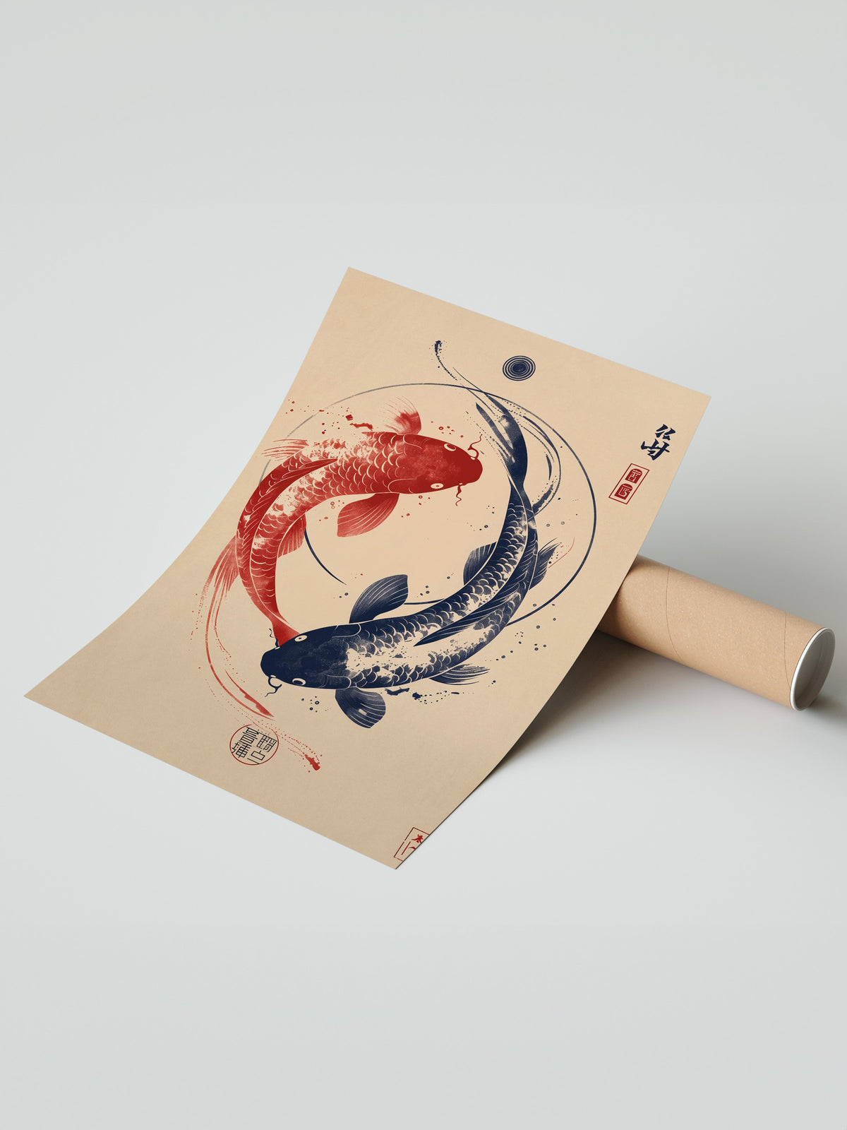 Zen Balıkları Çerçevesiz Poster