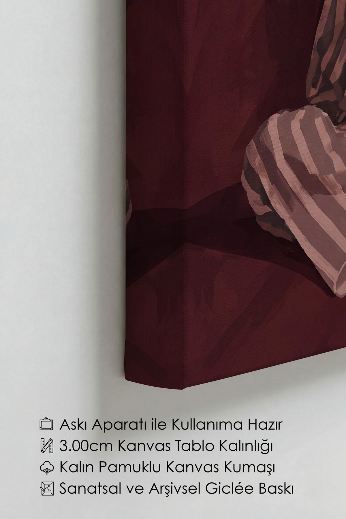 Kitap Okuyan Kız Kanvas Tablo