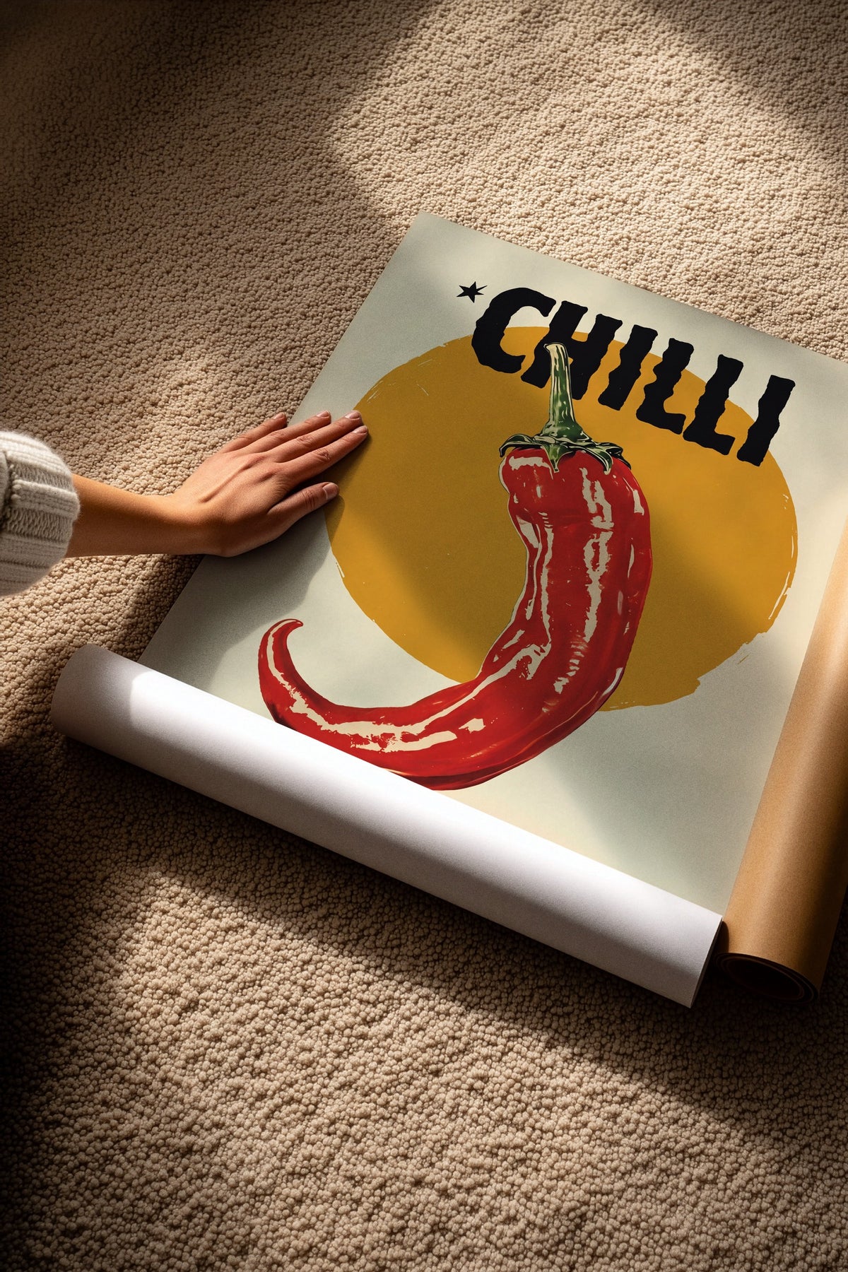 CHILLI Çerçevesiz Poster