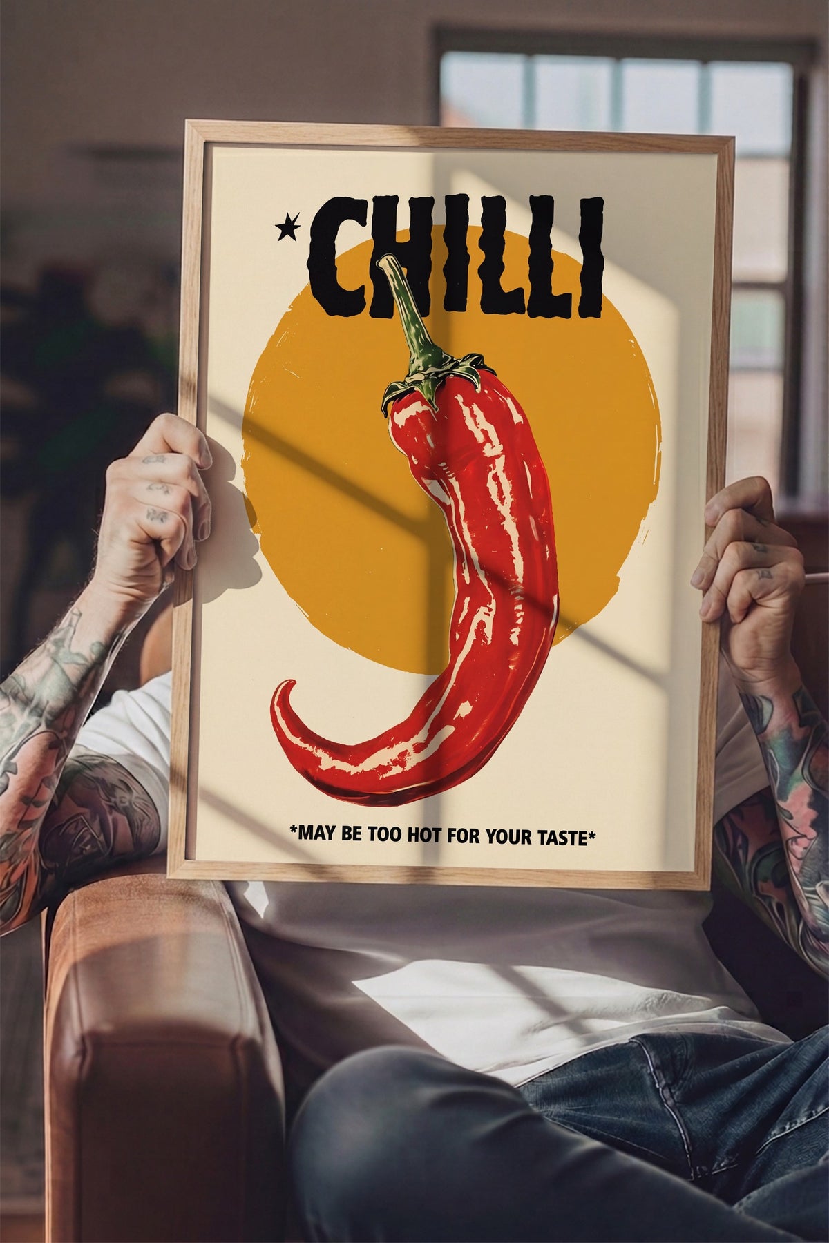 CHILLI Poster – Ahşap Çerçeveli Tablo