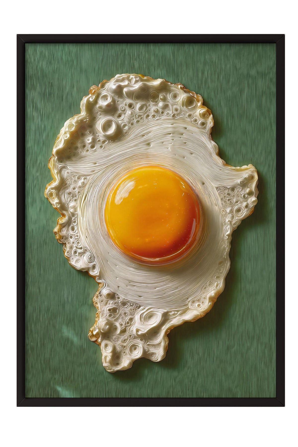 Yumurta İllüstrasyonu Poster – Siyah Çerçeveli Tablo