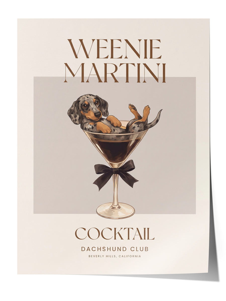 WEENIE MARTINI Çerçevesiz Poster