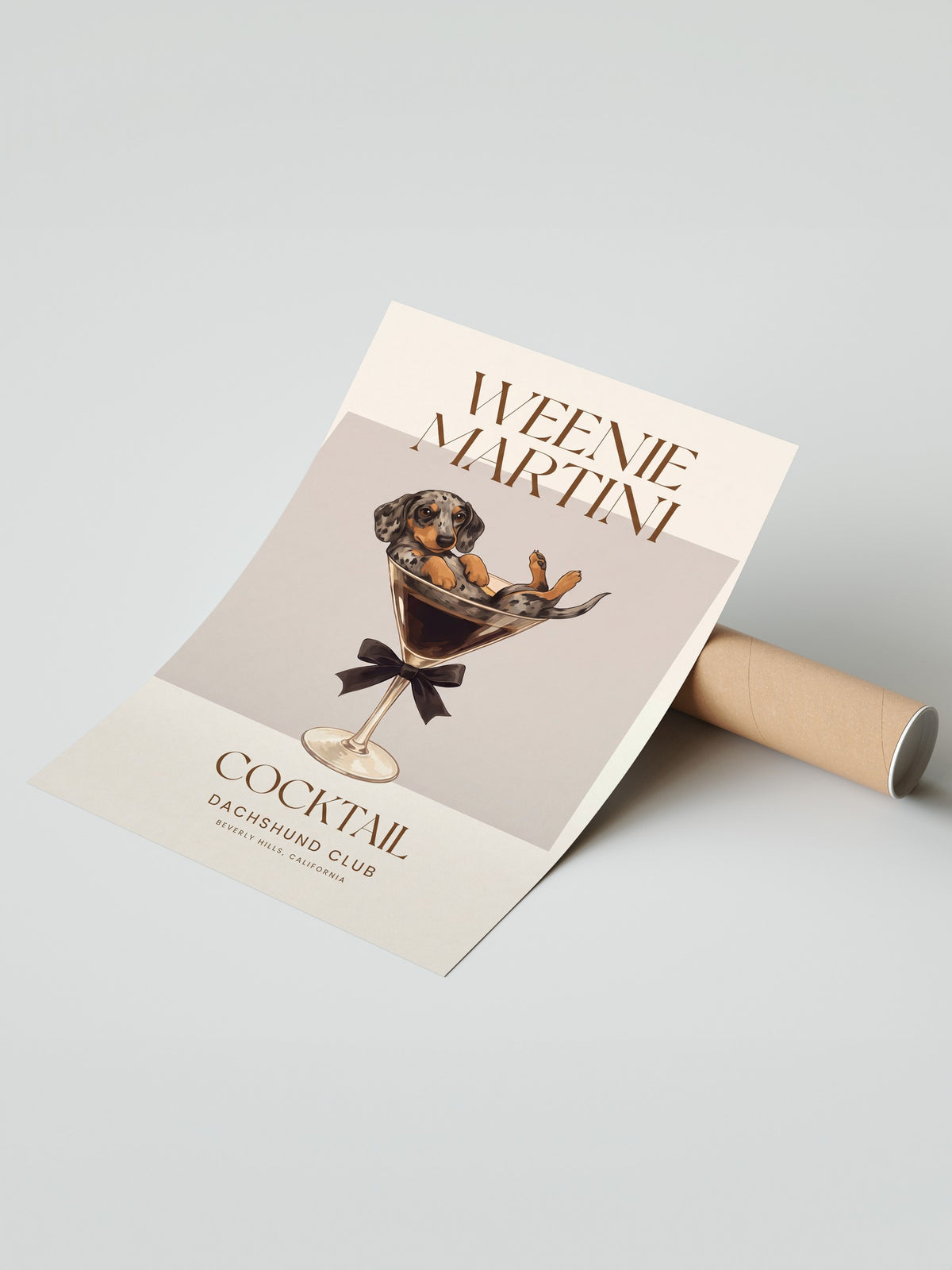 WEENIE MARTINI Çerçevesiz Poster