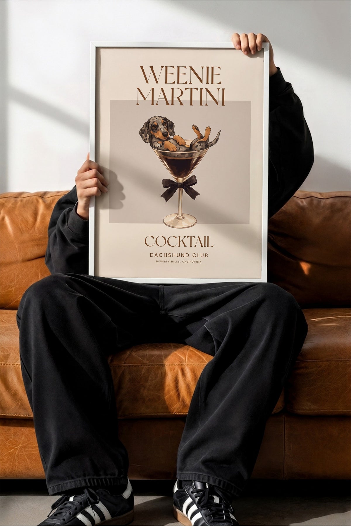 WEENIE MARTINI Poster – Beyaz Çerçeveli Tablo