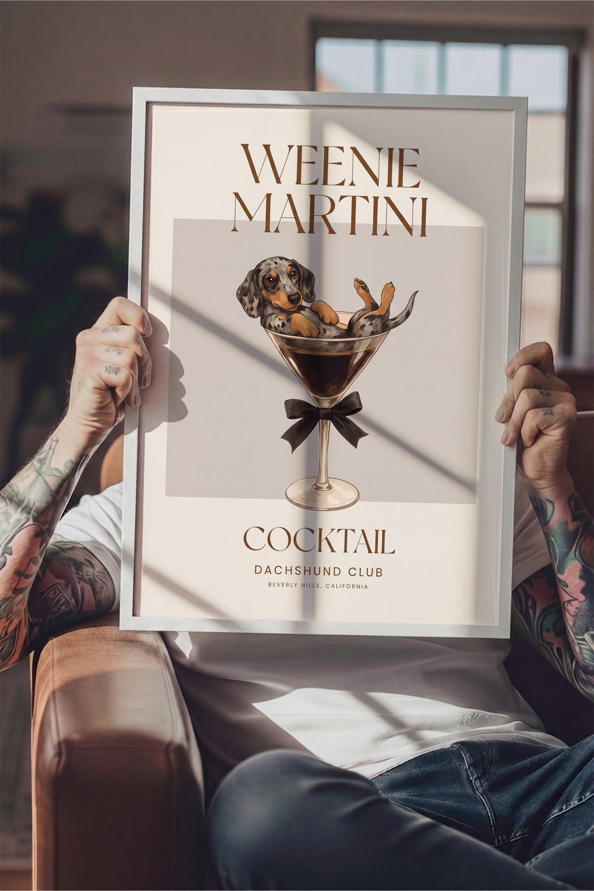 WEENIE MARTINI Poster – Beyaz Çerçeveli Tablo