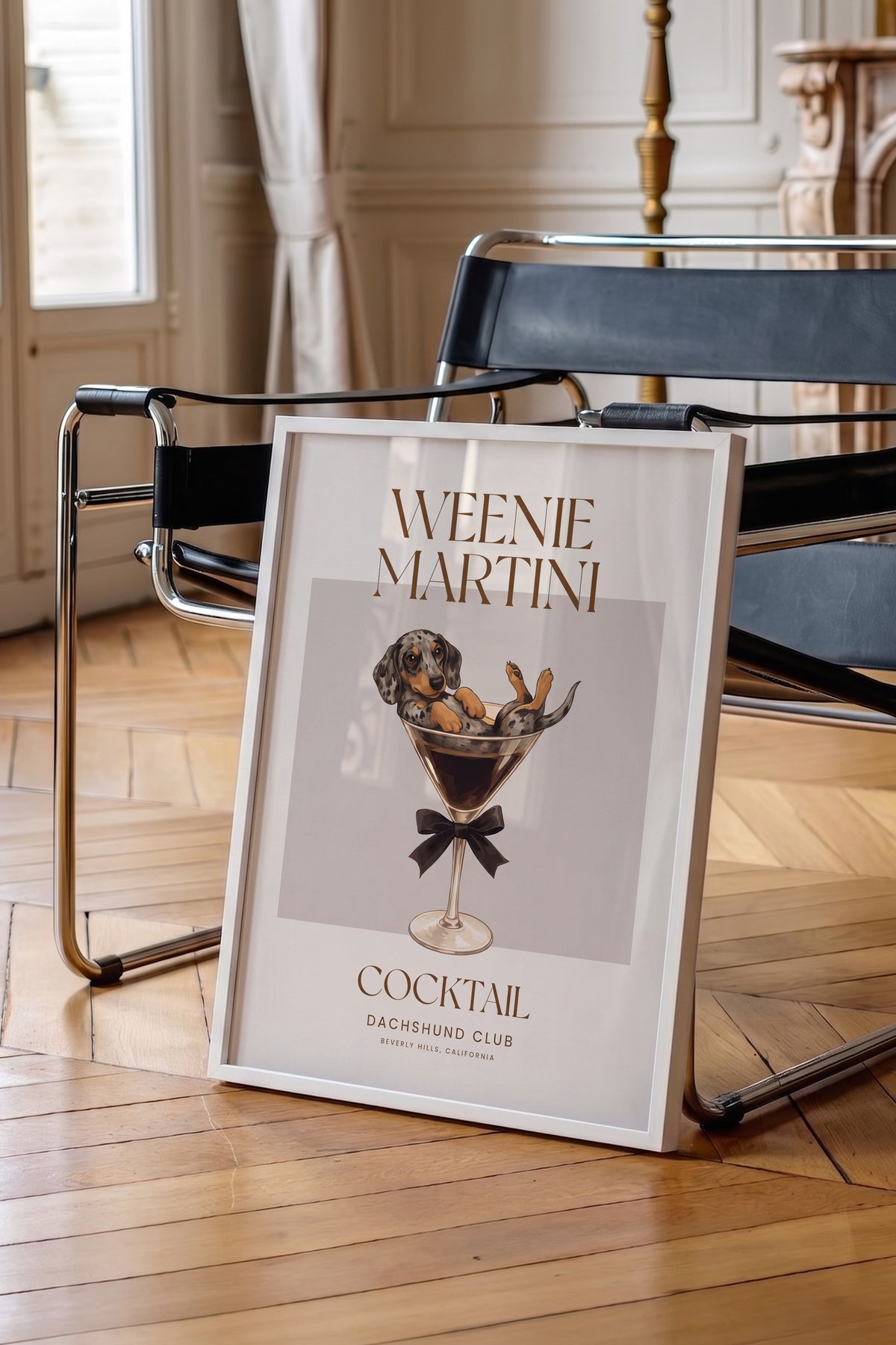 WEENIE MARTINI Poster – Beyaz Çerçeveli Tablo