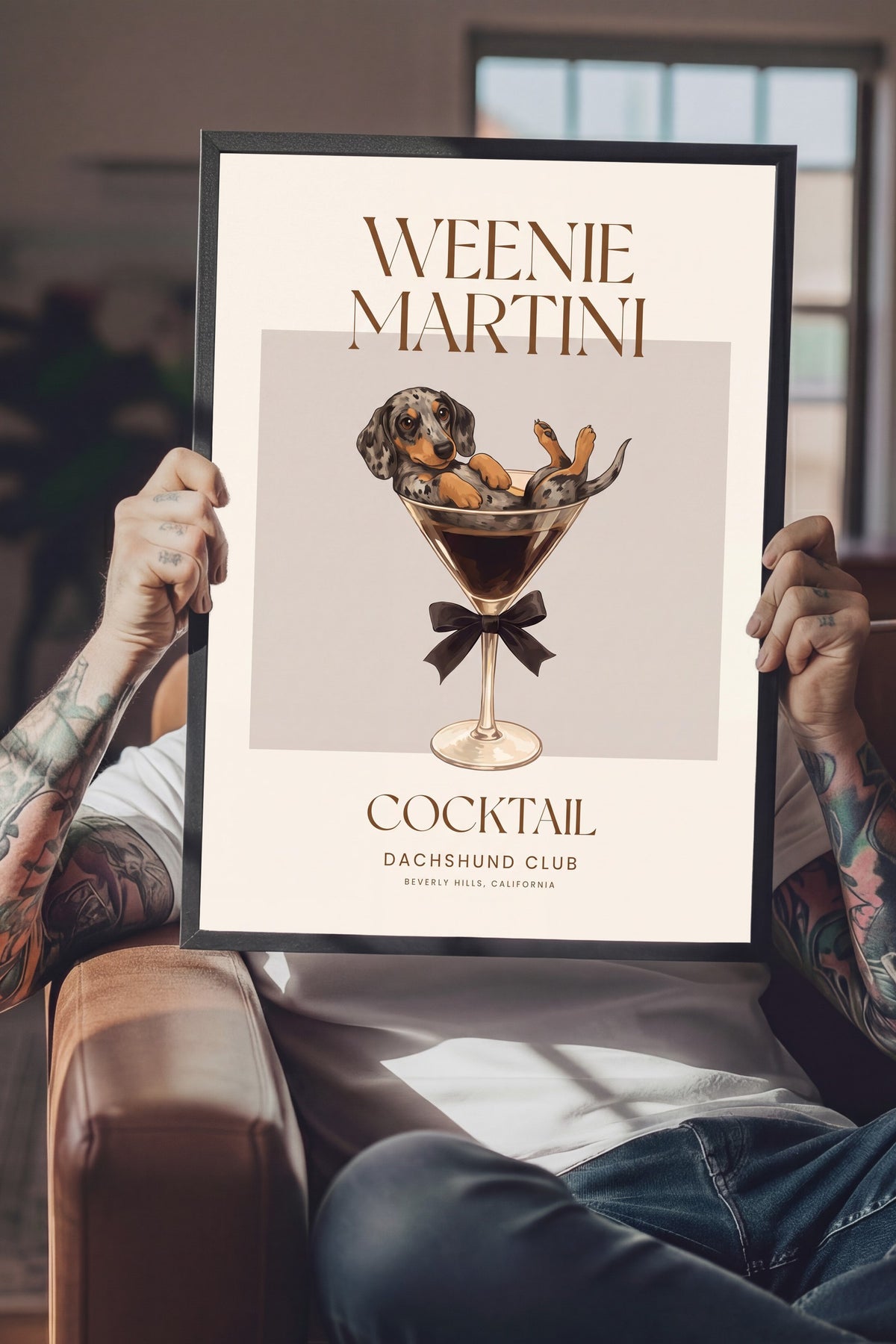 WEENIE MARTINI Poster – Siyah Çerçeveli Tablo