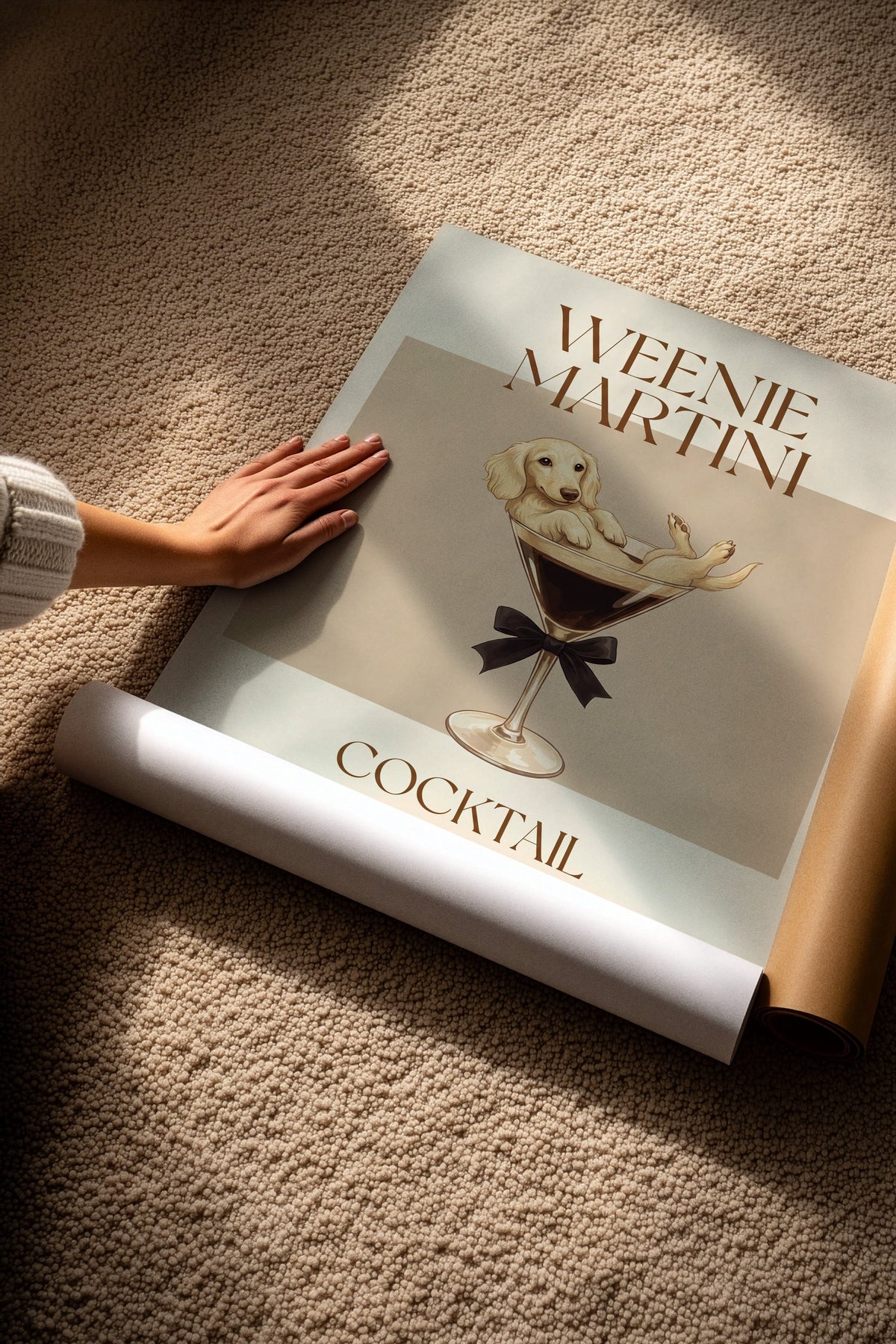 WEENIE MARTINI Çerçevesiz Poster