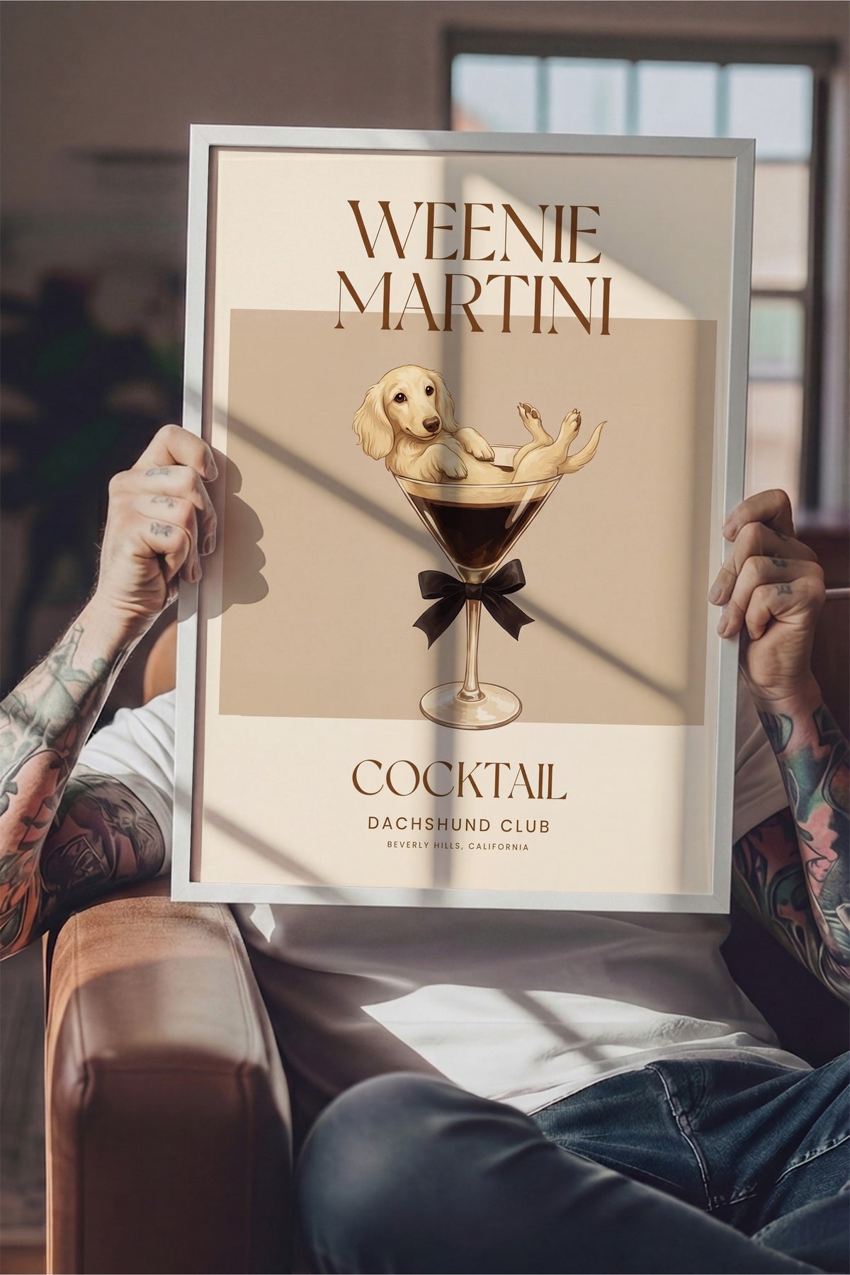WEENIE MARTINI Poster – Beyaz Çerçeveli Tablo