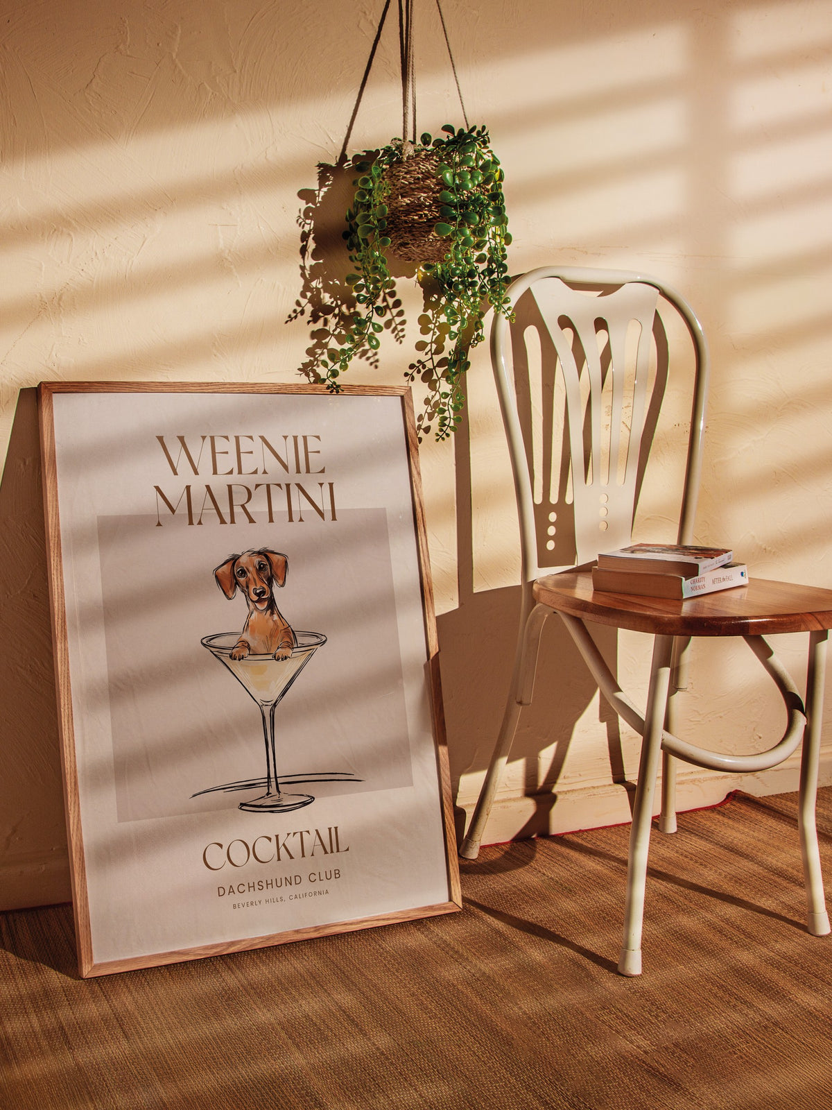 WEENIE MARTINI Poster – Ahşap Çerçeveli Tablo