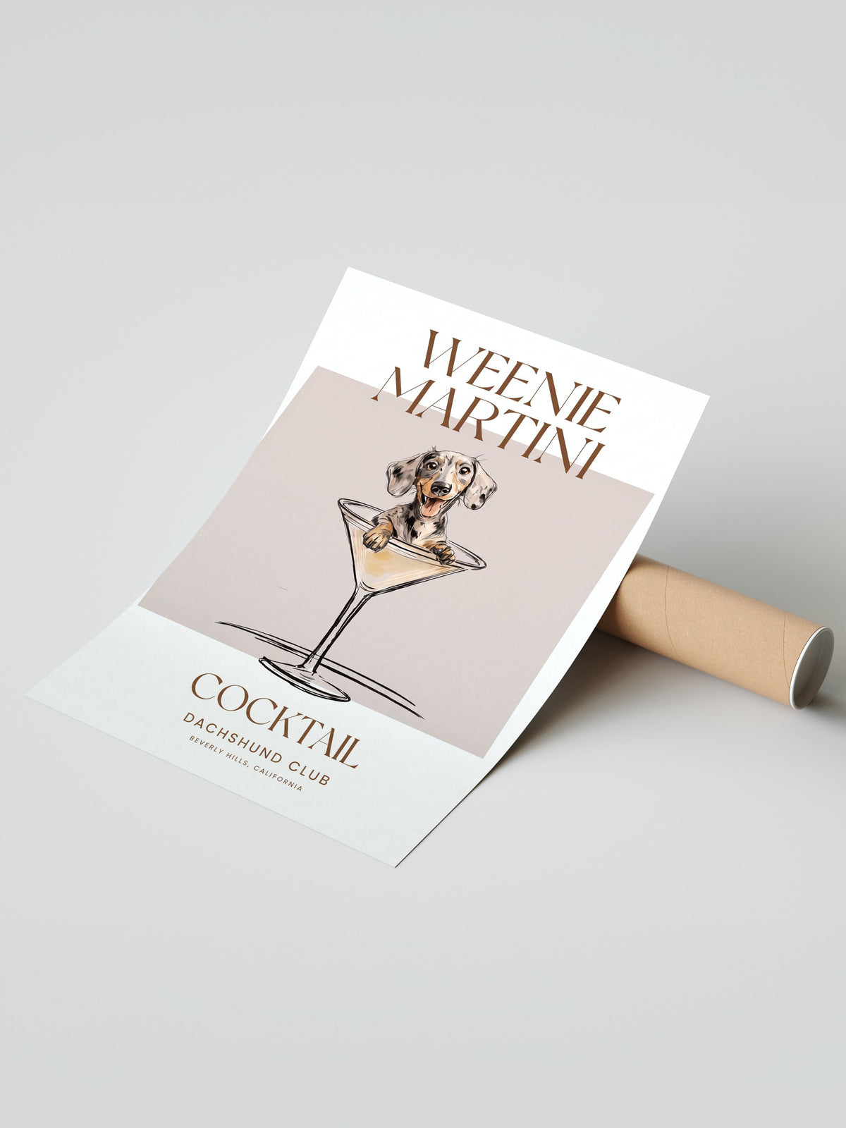 WEENIE MARTINI Çerçevesiz Poster