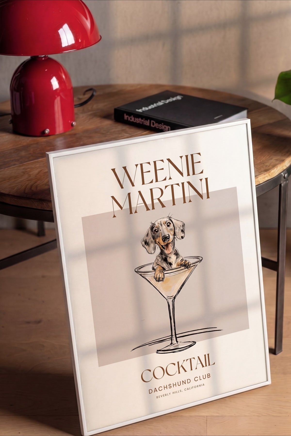 WEENIE MARTINI Poster – Beyaz Çerçeveli Tablo