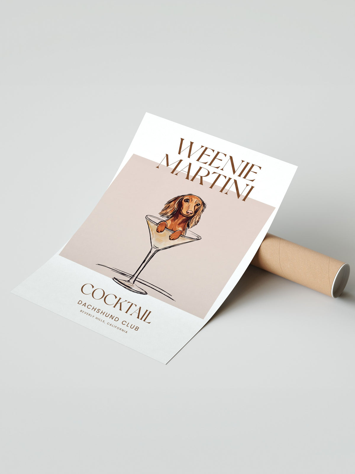 WEENIE MARTINI Çerçevesiz Poster