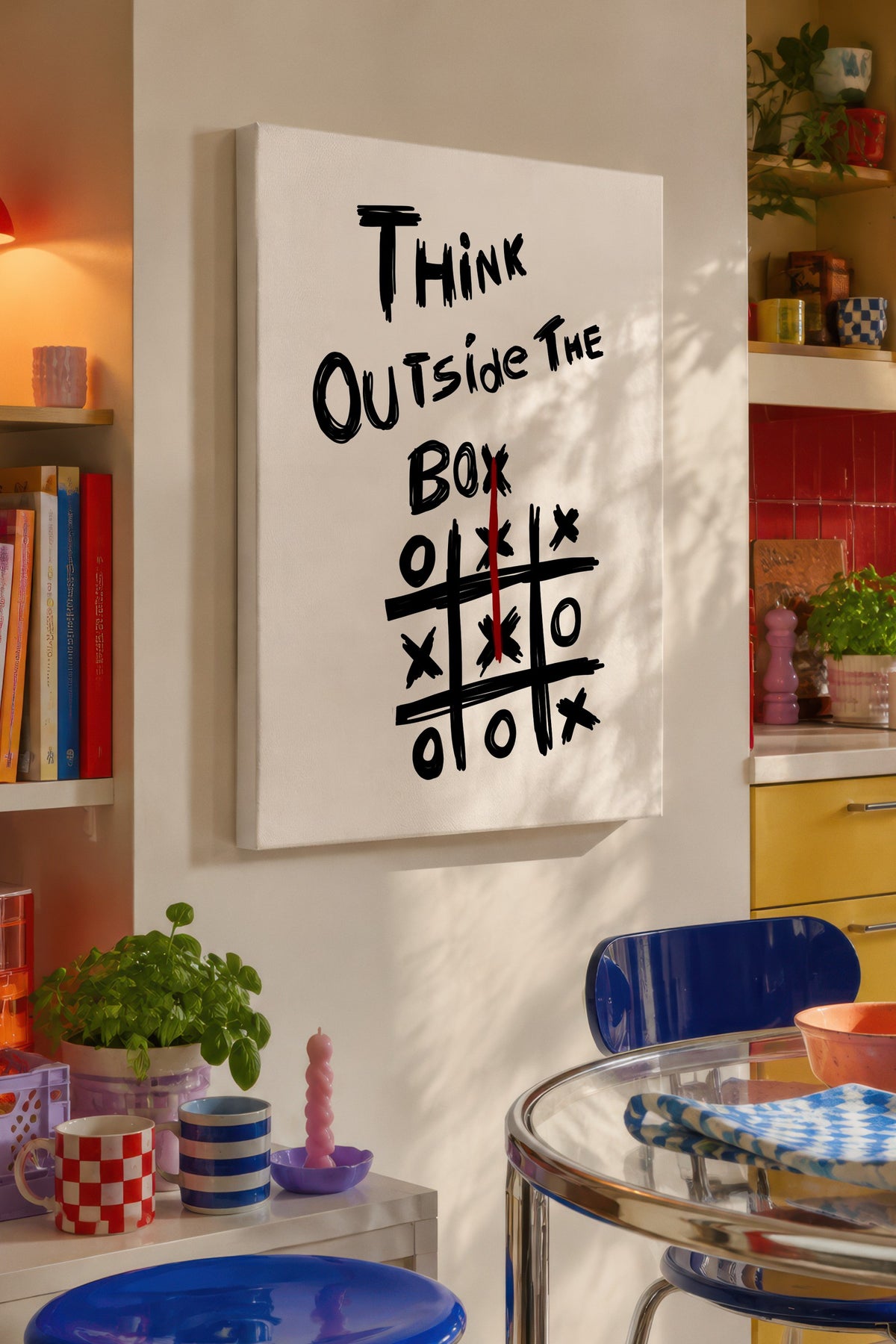 Think Outside The Box Kanvas Tablo — NO:160477