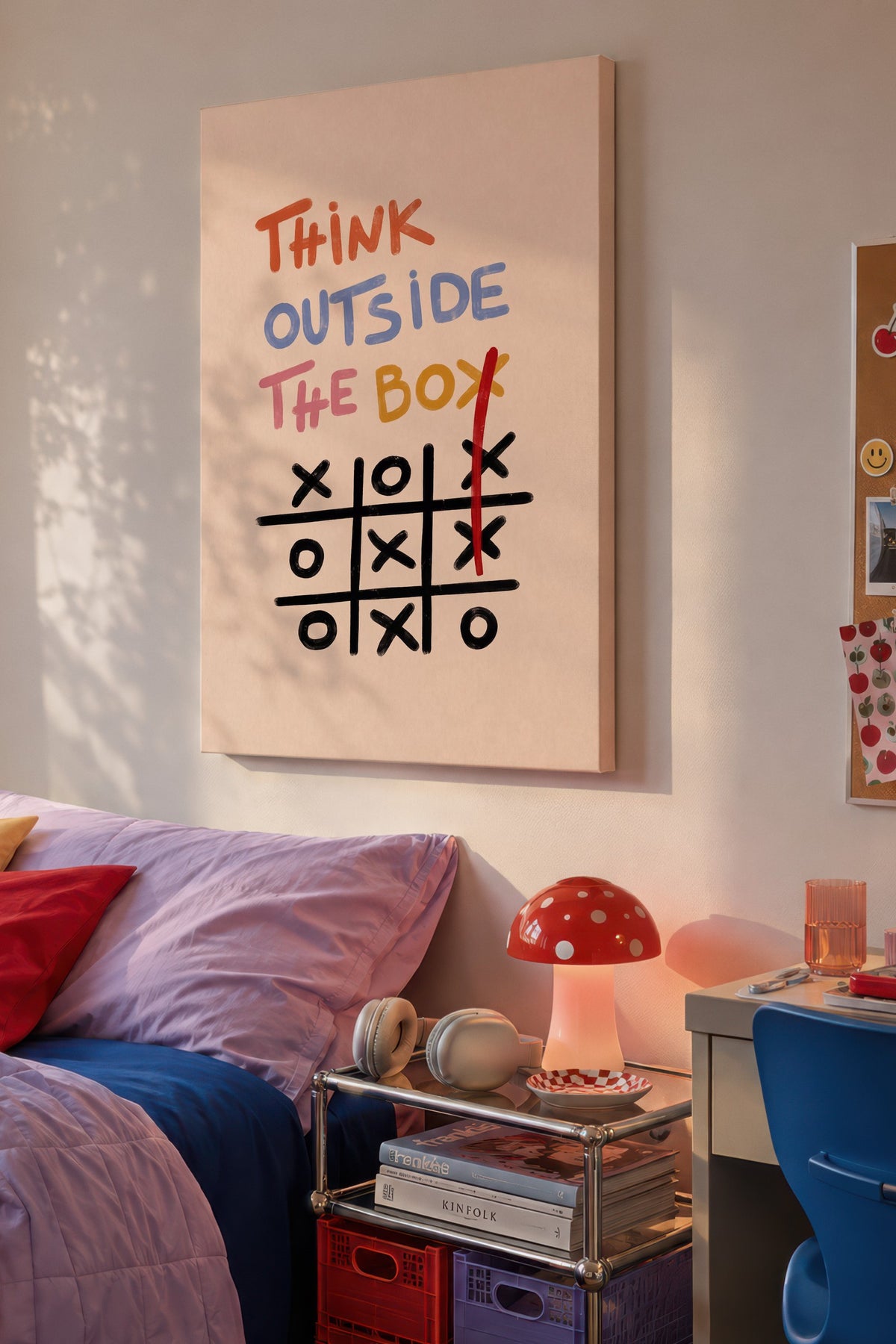 Think Outside The Box Kanvas Tablo
